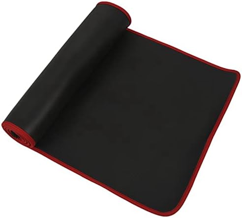 10mm  Sport Thick Yoga Mat for Fitness,Pilates Gymnastics Mats Massage Pad Exercise Mat for ner (Color : Black)