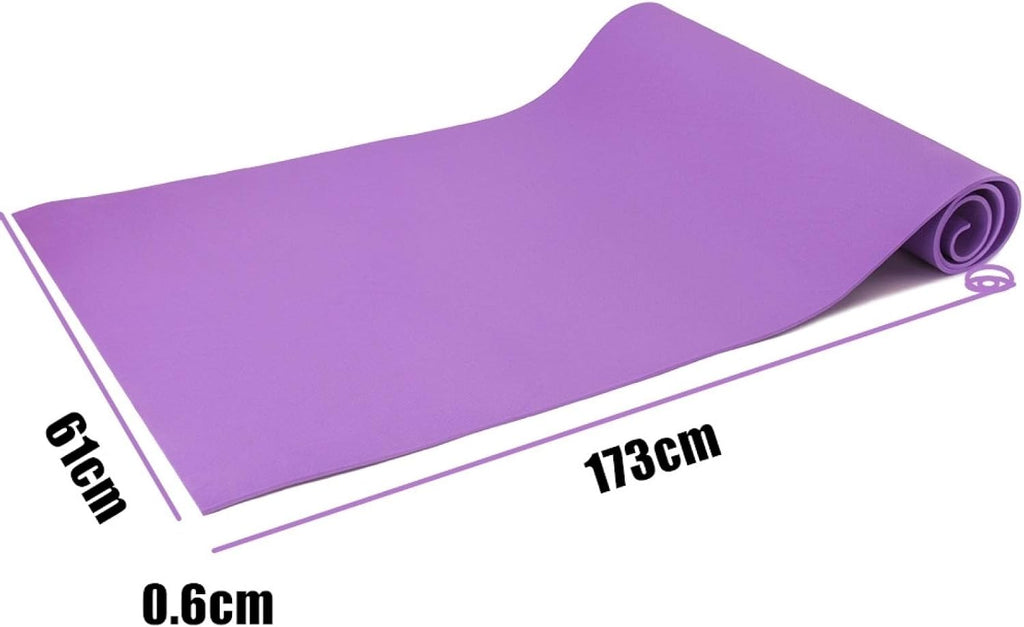 Yoga mat  Yoga Mat 6MM Thick Non-Slip Fitness Pad for Yoga Exercise