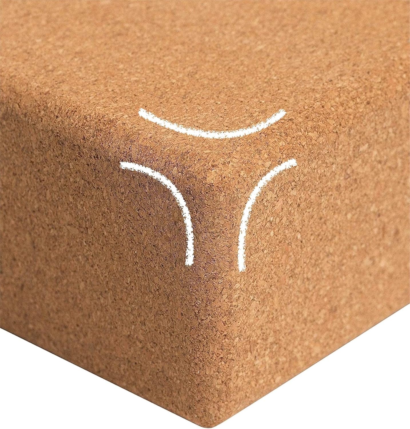 Cork Yoga Block 2-Piece Set—Natural cork sourced from Portugal (9 x 6 x 4 inches); non-slip and stable; suitable for men and women; lightweight, odor-resistant, and moisture-resistant; ideal yoga gear
